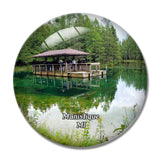 Manistique Big Spring Park Michigan USA 3D Fridge Magnet Crystal Glass