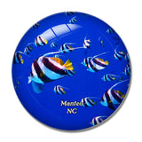 Manteo Aquarium North Carolina USA 3D Fridge Magnet Crystal Glass
