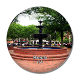 Marietta Square Georgia USA 3D Fridge Magnet Crystal Glass