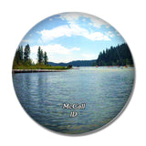 McCall Payette Lake USA 3D Fridge Magnet Crystal Glass