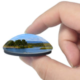 Melton Lake Tennessee USA 3D Fridge Magnet Crystal Glass