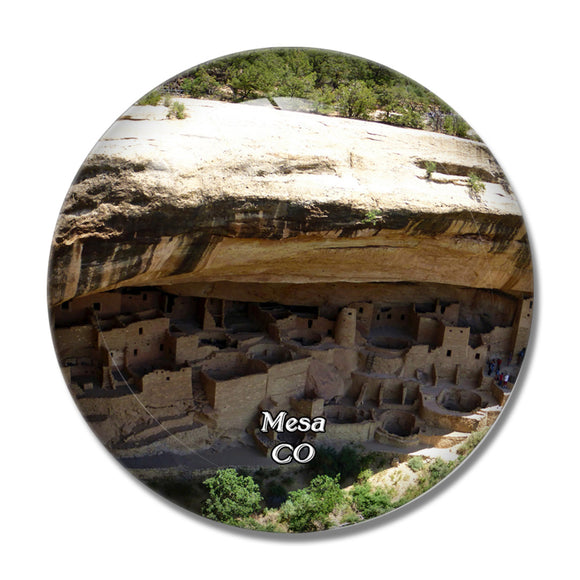 Mesa Verde National Park Cliff Palace Colorado USA 3D Fridge Magnet Crystal Glass