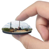 Midland Museum Texas USA 3D Fridge Magnet Crystal Glass