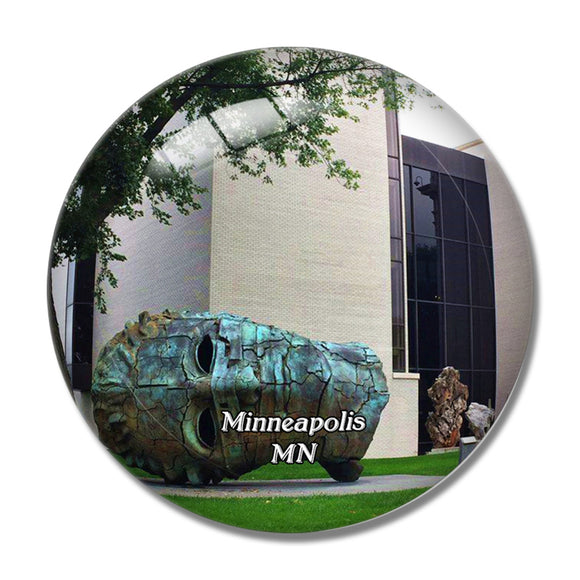 Minneapolis Institute of Art Minnesota USA 3D Fridge Magnet Crystal Glass