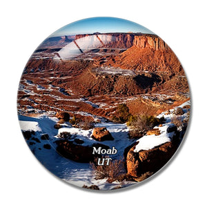 Moab Canyonlands National Park Utah USA 3D Fridge Magnet Crystal Glass