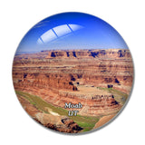 Moab Dead Horse Point State Park Utah USA 3D Fridge Magnet Crystal Glass