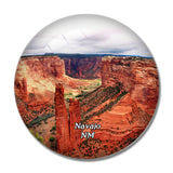 Navajo Canyon De Claire New Mexico USA 3D Fridge Magnet Crystal Glass