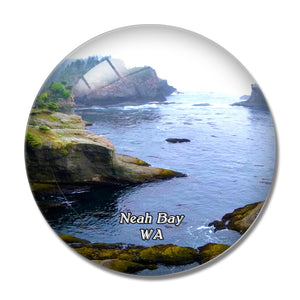 Neah Bay Cape Flattery Washington USA 3D Fridge Magnet Crystal Glass