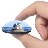 New London Lighthouse Connecticut USA 3D Fridge Magnet Crystal Glass