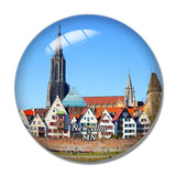 New Ulm Minnesota USA 3D Fridge Magnet Crystal Glass