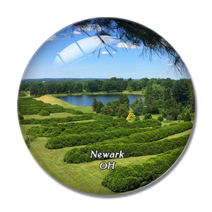 Newark Dawes Arboretum Ohio USA 3D Fridge Magnet Crystal Glass