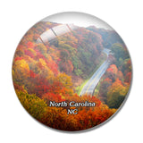 North Carolina USA 3D Fridge Magnet Crystal Glass