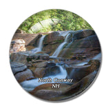 North Conway Diana's Baths New Hampshire USA 3D Fridge Magnet Crystal Glass