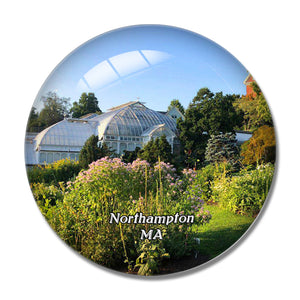 Northampton Smith College Botanic Garden Massachusetts USA 3D Fridge Magnet Crystal Glass