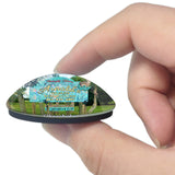 Okeechobee Arnold's Wildlife Florida USA 3D Fridge Magnet Crystal Glass