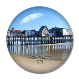 Old Orchard Beach Maine USA 3D Fridge Magnet Crystal Glass