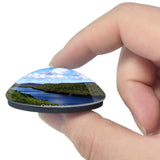 Ontonagon Lake Michigan USA 3D Fridge Magnet Crystal Glass