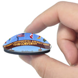 Oshkosh Aviation Museum Wisconsin USA 3D Fridge Magnet Crystal Glass