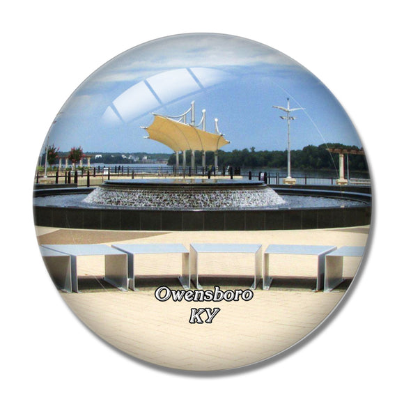 Owensboro Smothers Park Kentucky USA 3D Fridge Magnet Crystal Glass