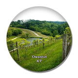Owenton Elk Creek Vineyards Kentucky USA 3D Fridge Magnet Crystal Glass