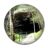 Ozark Cave Missouri USA 3D Fridge Magnet Crystal Glass
