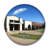 Paducah National Quilt Museum Kentucky USA 3D Fridge Magnet Crystal Glass