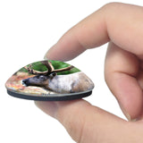 Palmer Reindeer Farm Alaska USA 3D Fridge Magnet Crystal Glass