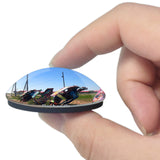 Panhandle Slug Bug Ranch Texas USA 3D Fridge Magnet Crystal Glass