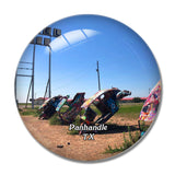 Panhandle Slug Bug Ranch Texas USA 3D Fridge Magnet Crystal Glass