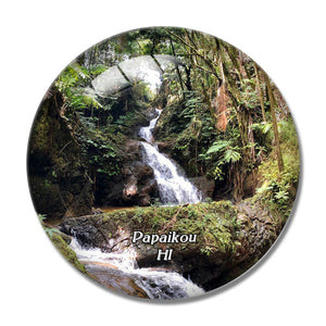 Papaikou Garden Hawaii USA 3D Fridge Magnet Crystal Glass