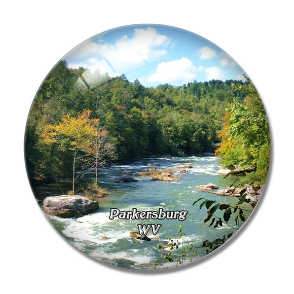 Parkersburg Park West Virginia USA 3D Fridge Magnet Crystal Glass