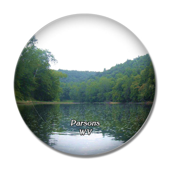 Parsons Blackwater Adventures West Virginia USA 3D Fridge Magnet Crystal Glass