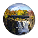 Paterson Great Falls New Jersey USA 3D Fridge Magnet Crystal Glass
