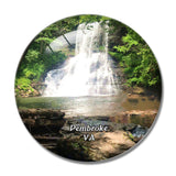 Pembroke Cascade Falls Virginia USA 3D Fridge Magnet Crystal Glass
