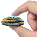 Pinedale Route 191 Wyoming USA 3D Fridge Magnet Crystal Glass