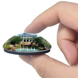 Richmond Garden Virginia USA 3D Fridge Magnet Crystal Glass