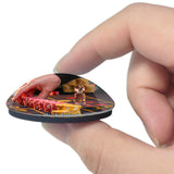 Rock Island Casino Illinois USA 3D Fridge Magnet Crystal Glass