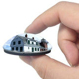 Rockland Breakwater Light Maine USA 3D Fridge Magnet Crystal Glass