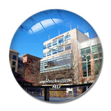 Rockville Town Square Maryland USA 3D Fridge Magnet Crystal Glass