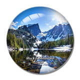 Rocky Mountain National Park Colorado USA 3D Fridge Magnet Crystal Glass