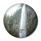 Roseburg Watson Falls Oregon USA 3D Fridge Magnet Crystal Glass