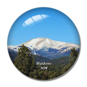 Ruidoso Lincoln National Forest New Mexico USA 3D Fridge Magnet Crystal Glass