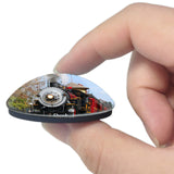 Rusk Railroad Texas USA 3D Fridge Magnet Crystal Glass