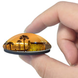 Saint Augustine Fort Florida USA 3D Fridge Magnet Crystal Glass