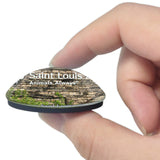 Saint Louis Zoo Missouri USA 3D Fridge Magnet Crystal Glass