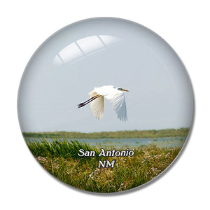 San Antonio Wildlife Reserve New Mexico USA 3D Fridge Magnet Crystal Glass