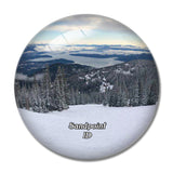 Sandpoint Schweitzer Mountain Idaho USA 3D Fridge Magnet Crystal Glass