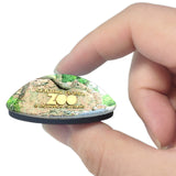 Sanford Zoo Florida USA 3D Fridge Magnet Crystal Glass