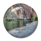 Santa Elena Canyon Big Bend Park Texas USA 3D Fridge Magnet Crystal Glass