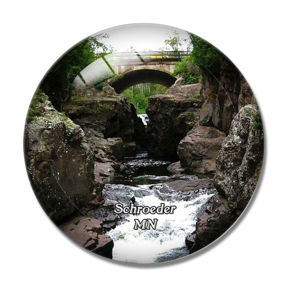 Schroeder Park Minnesota USA 3D Fridge Magnet Crystal Glass